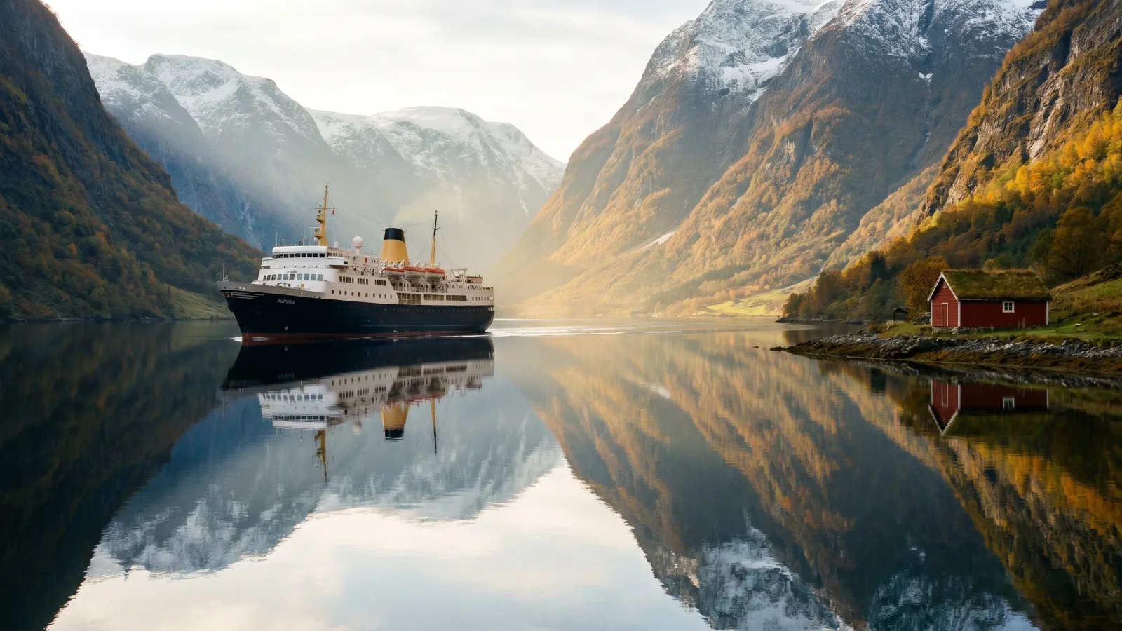 Croisiere dans le Naeroyfjord en Norvege